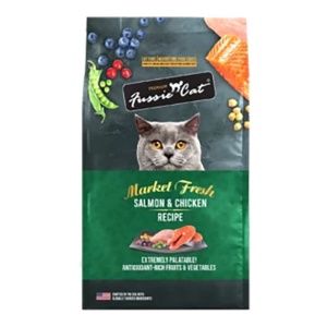 Fussie Cat - Salmon &amp; Chicken Dry Cat Food, Size: 3.5#