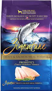 Zignature - Trout &amp; Salmon Dry Dog Food, Size: 4#