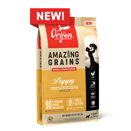 Orijen - Amazing Grains Puppy Dry Dog Food, Size: 4#