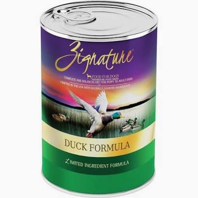 Zignature - (CASE PACK) Duck Formula Canned Dog Food 13 oz./ 12 PACK