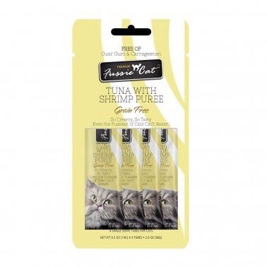 Fussie Cat – Tuna with Shrimp Puree Cat Treat .05oz /4 ct