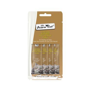 Fussie Cat - Chicken with Beef in Goat Milk Puree .05oz/4ct