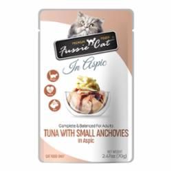 Fussie Cat - Tuna with Small Anchovies in Aspic Wet Cat 2.47 oz. Pouch