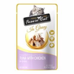 Fussie Cat - Tuna with Chicken in Gravy Wet Cat Food 2.47 oz. Pouch