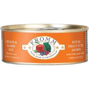 Fromm - (CASE PACK) Four Star Chicken &amp; Salmon Pate' Cat Food 5.5 oz./CASE PACK