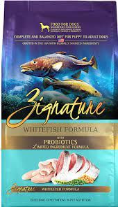 Zignature - Whitefish Dry Dog Food, Size: 4#
