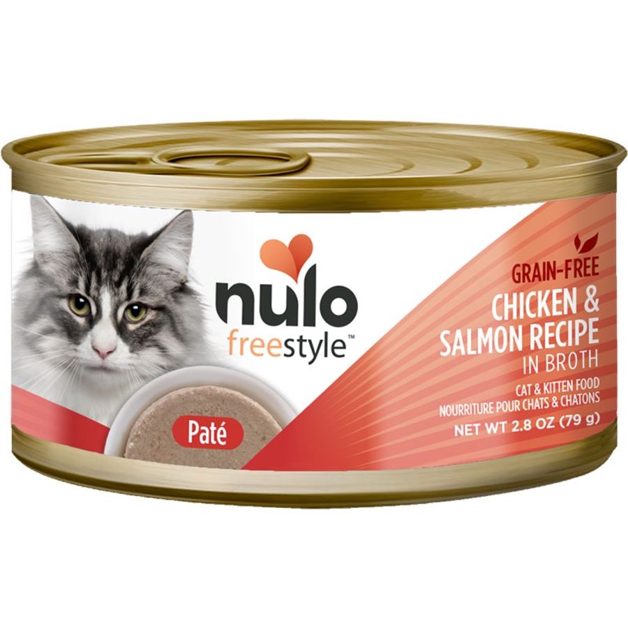 Nulo (Case Pack) - Freestyle Grain Free Chicken &amp; Salmon Pate Cat Food 2.8 oz / Case of 12