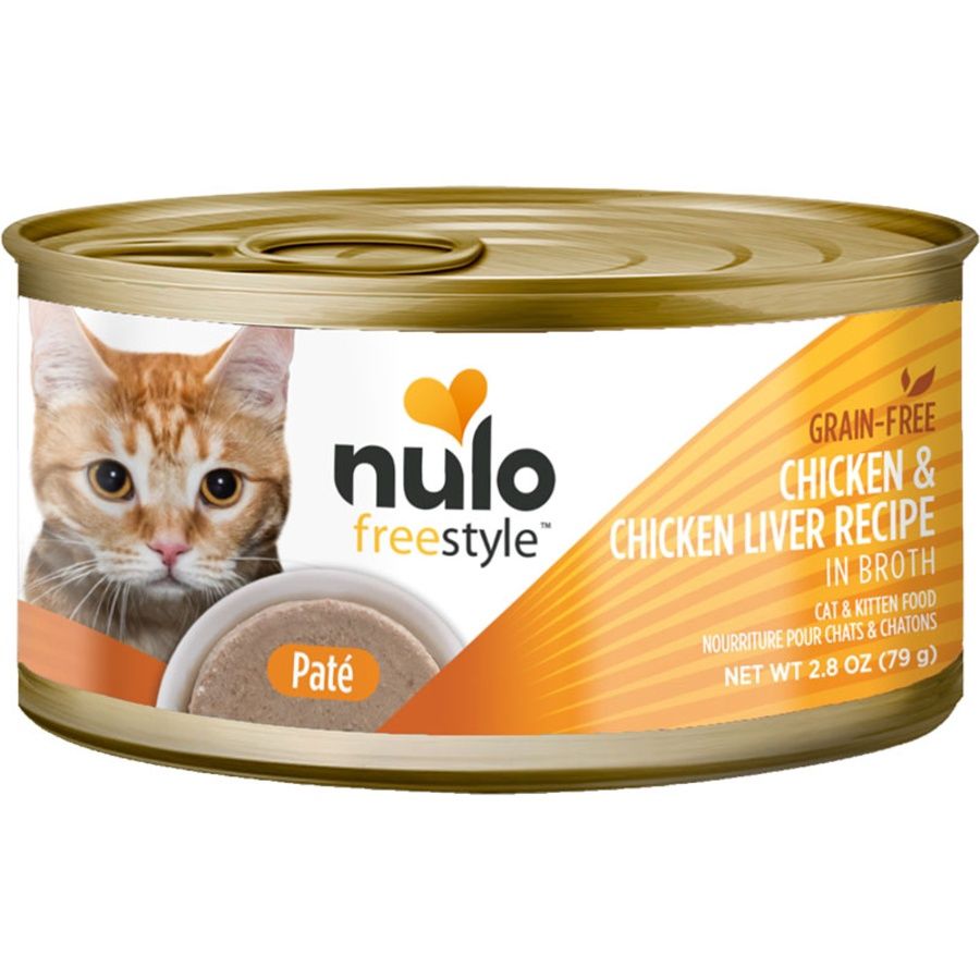 Nulo (Case Pack) - Freestyle Grain Free Chicken &amp; Chicken Liver Pate Cat Food 2.8 oz / Case of 12