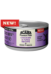 ACANA - Premium Pâté, Chicken &amp; Tuna Kitten Recipe  Wet Cat Food 3.0 oz/Single Can