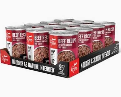 Orijen (CASE PACK) - Real Meat Shreds Beef Stew Wet Dog Food Recipe, 12.8-oz/ 12 PACK