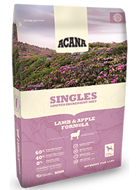 Acana - Singles Lamb &amp; Apple Dry Dog Food, Size: 4.5#