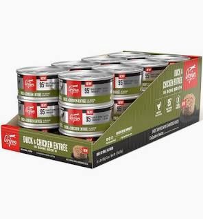 ORIJEN (CASE PACK)- Duck &amp; Chicken Entree Wet Kitten Food 3.0 oz/ Case of 24