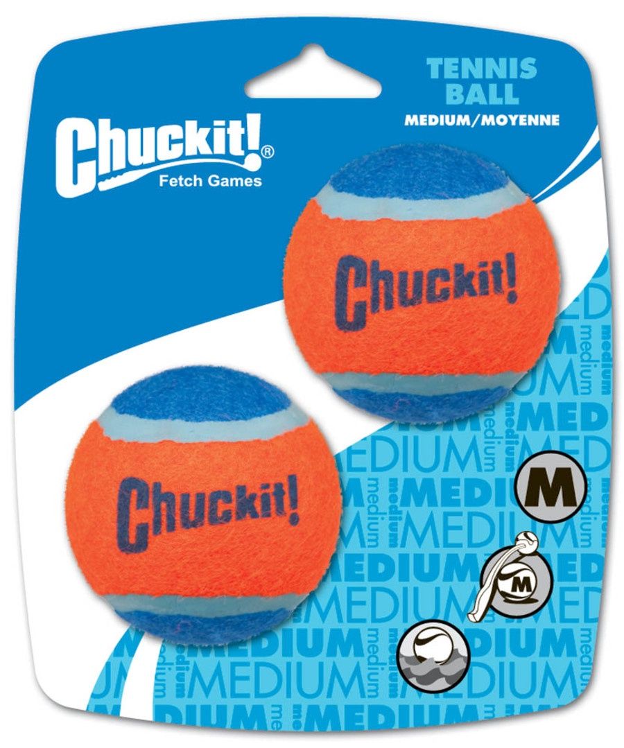 Chuckit - Tennis Ball Dog Toy  2 Pack/Medium