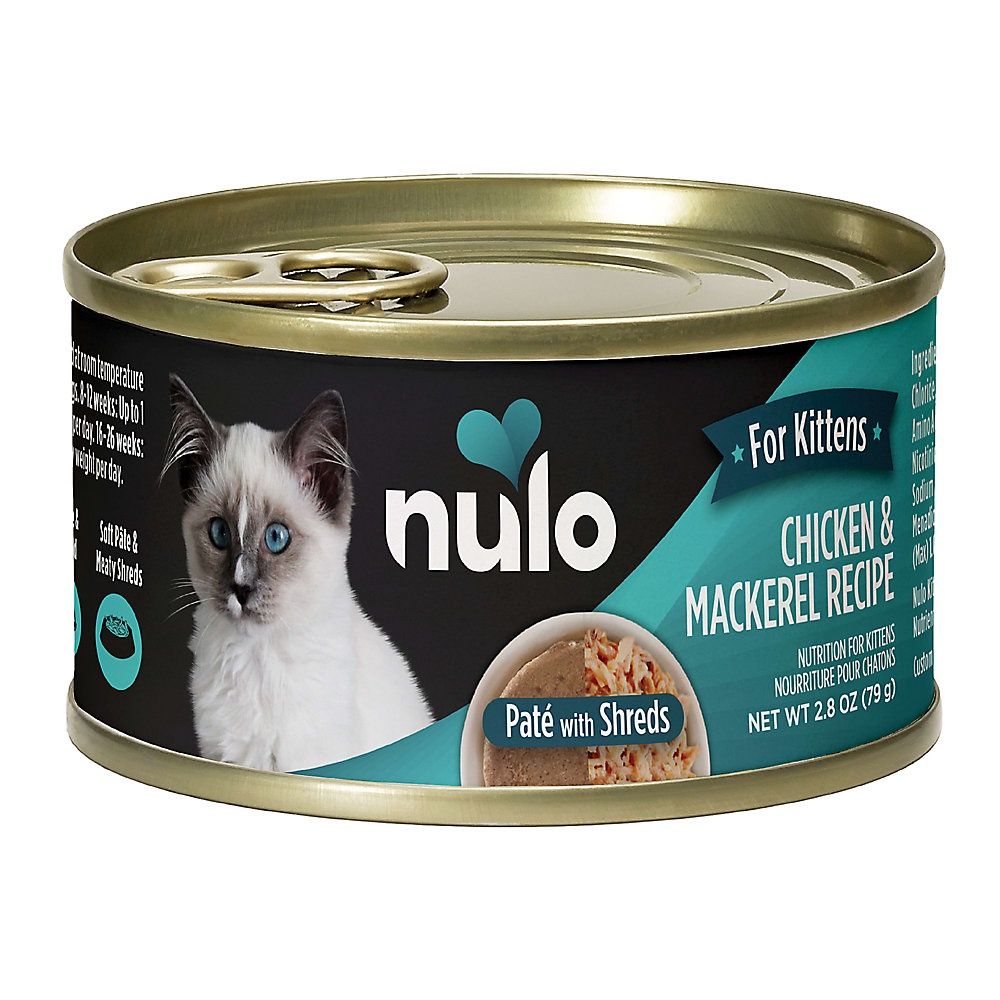 Nulo - Kitten Chicken &amp; Mackerel Pate with Shreds 2.8 oz.