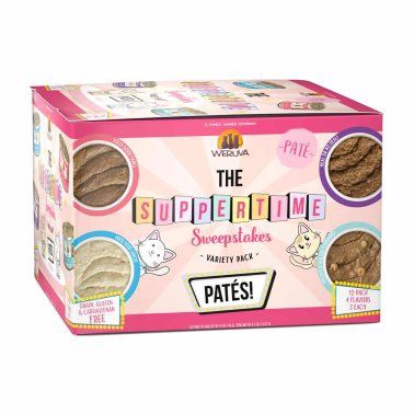 Weruva - Classic Paté Cat Food, The Suppertime Sweepsteaks Variety Pack, 3oz Can (Pack of 12)