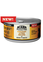 ACANA -  Premium Pâté, Chicken &amp; Fish Recipe Wet Cat Food 3.0 oz./Single Can