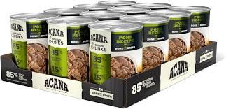 Acana (CASE PACK) - Premium Chunks Pork Recipe In Bone Broth Canned Dog Food 12.8 oz./ 12 PACK