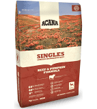 Acana - Singles Beef &amp; Pumpkin Dry Dog Food, Size: 4.5#