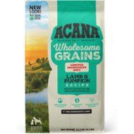 Acana - Wholesome Grains Lamb &amp; Pumpkin Recipe Dry Dog Food, Size: 4#
