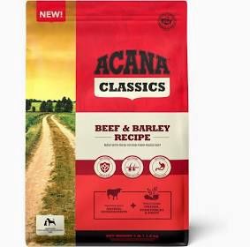 Acana - Classics Beef &amp; Barley Dry Dog Food, Size: 4 lb