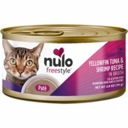 Nulo - Freestyle Grain Free Yellowfin Tuna &amp; Shrimp Pate Cat Food 2.8 oz.