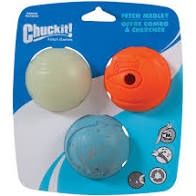 Chuckit - Fetch Medley Dog Toy Medium 3 Pack Multicolor, Material: Fetch Medley 1