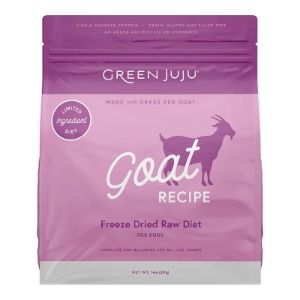 Green JUJU - Goat Recipe - Freeze Dried Raw Diet 14 oz.