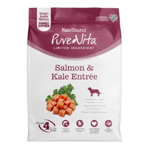 PureVita - Salmon &amp; Kale Entrée Grain-Friendly Dry Dog Food, Size: 4#
