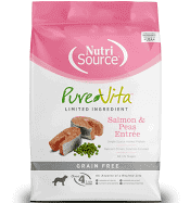 PureVita - Salmon &amp; Peas Entree Grain-Free Dry Dog Food, Size: 4lb