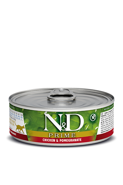 Farmina - N&amp;D Prime Chicken &amp; Pomegranate Wet Cat Food, Size: 2.8 oz.