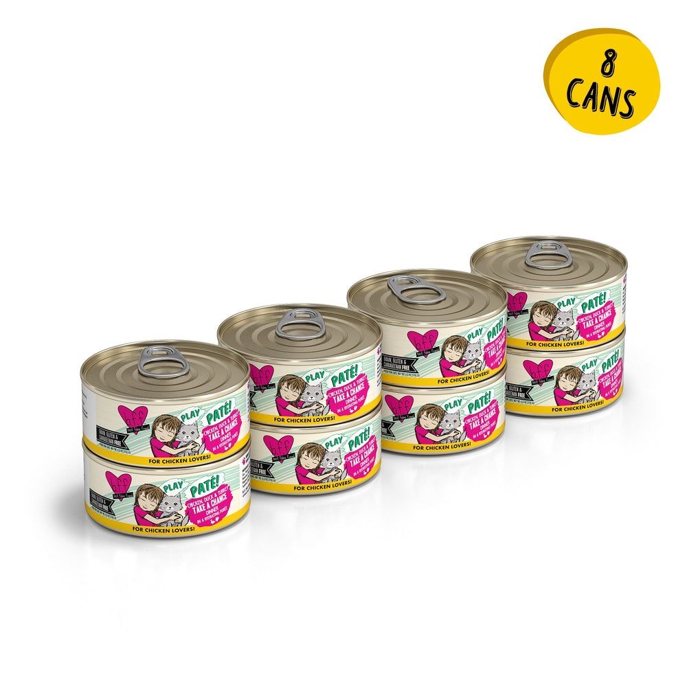 Weruva (Case Pack) - BFF PLAY Pate Chicken, Duck &amp; Turkey Take A Chance! Canned Cat Food 5.5oz / Case of 8