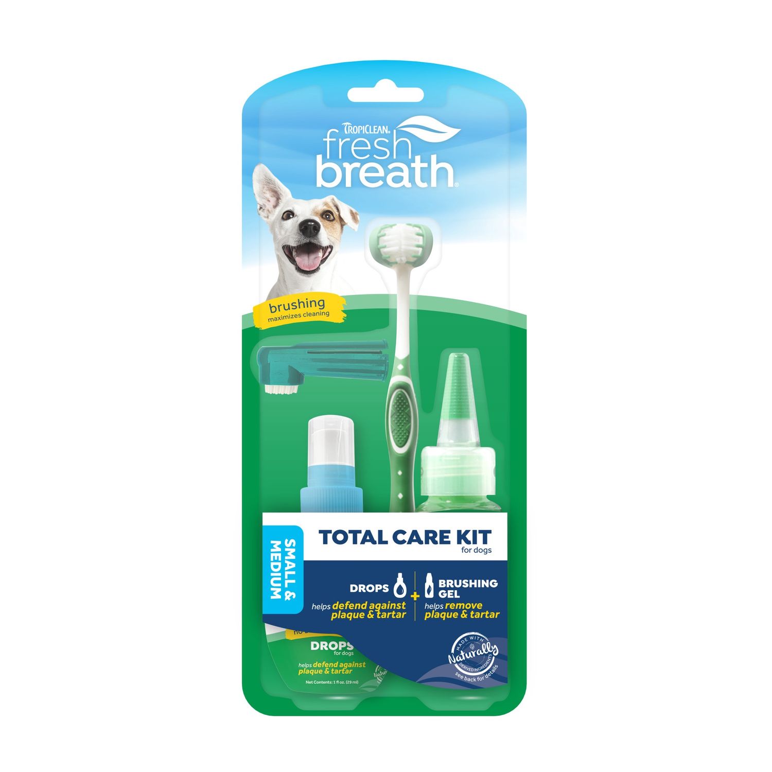 Tropiclean - Fresh Breath Oral Care Kit For Small Dogs