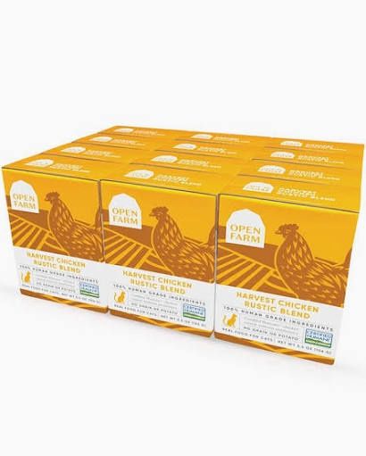 Open Farm (Case Pack) - Harvest Chicken Rustic Blend Cat Food 5.5oz / Case of 12