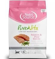 PureVita - Salmon &amp; Peas Entree Grain Free Dry Cat Food, Size: 4#