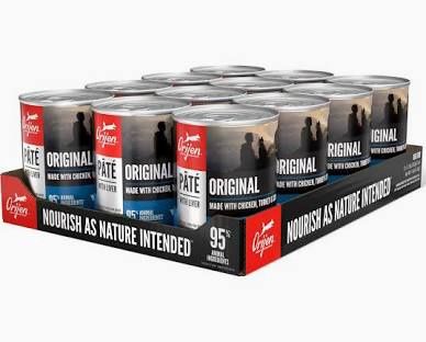 Orijen (CASE PACK) - Original Pate with Liver Wet Dog Food, 12.8-oz/ 12 PACK