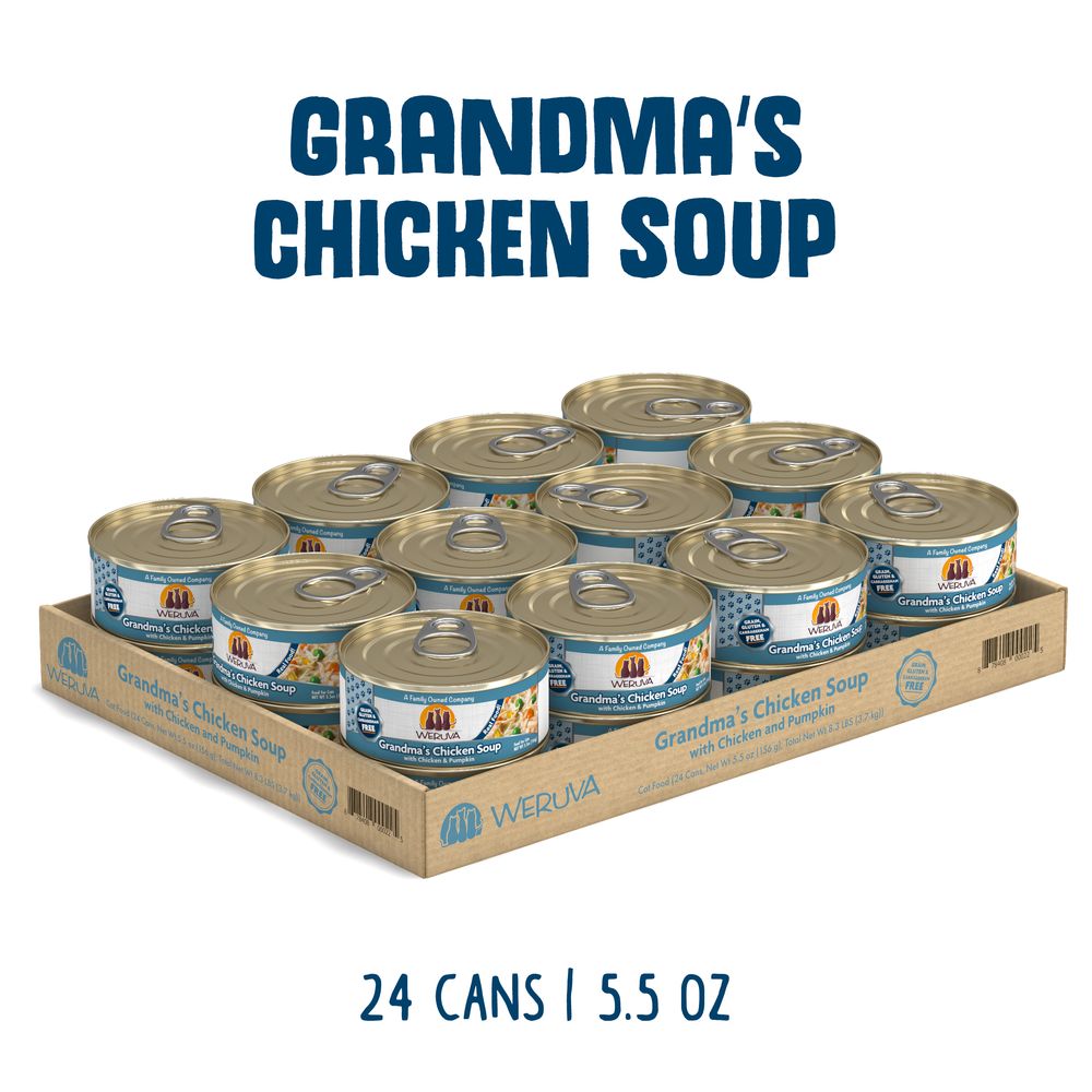 Weruva (Case Pack) - Classic Grandma's Chicken Soup With Chicken &amp; Pumpkin Canned Cat Food 3oz / Case of 24