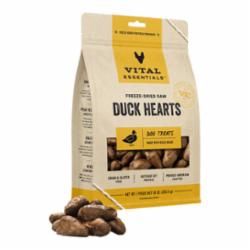 Vital Essentials - Duck Hearts Freeze Dried Dog Treats 10oz