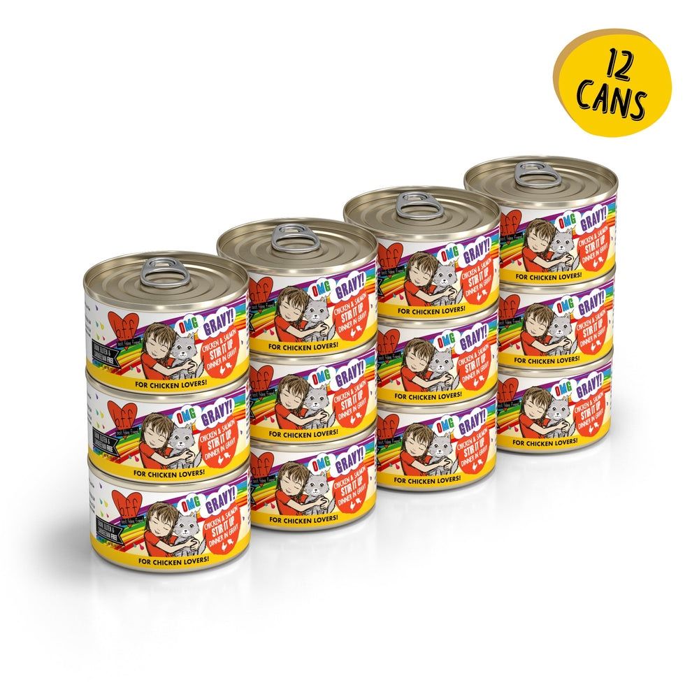 Weruva (Case Pack) - BFF OMG Stir It Up Chicken Canned Cat Food 2.8 oz / Case of 12