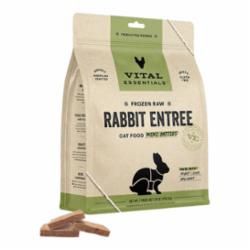 Vital Essentials - Frozen Raw Rabbit Entree Mini Patties for Cats 28 oz.