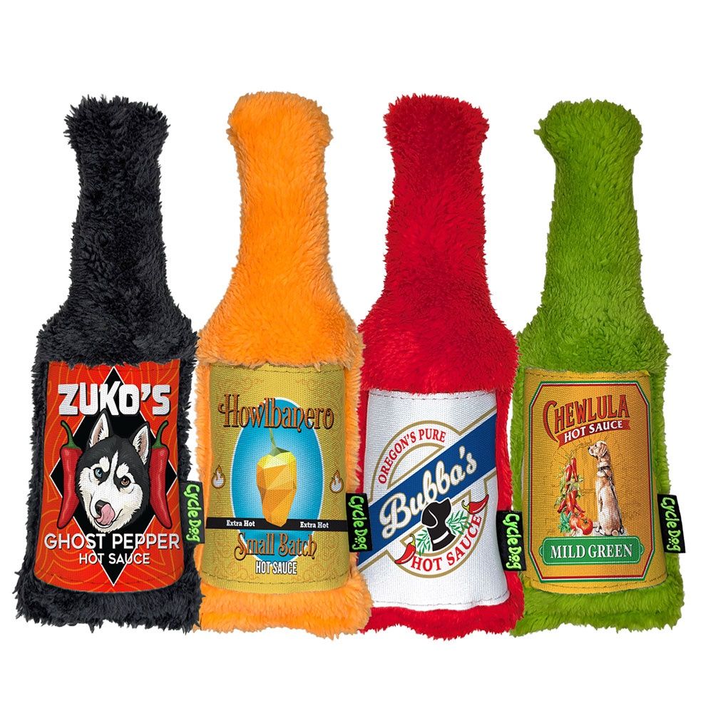 Cycle Dog - Duraplush Hot Sauce Dog Toy