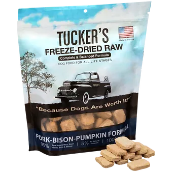 Tucker's - Pork-Bison-Pumpkin Freeze Dried Dog 14 oz.