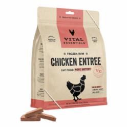 Vital Essentials -  Frozen Raw Chicken Entree Mini Patties for Cats 28 oz.