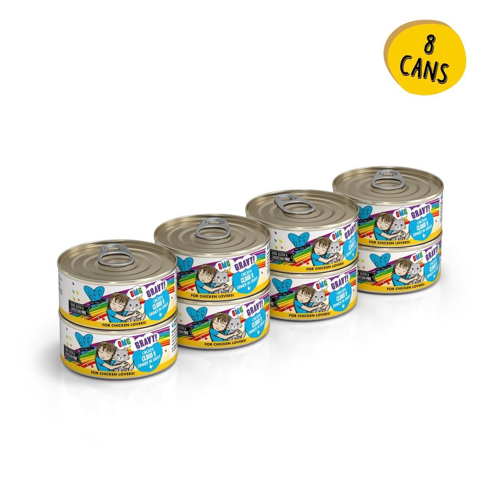 Weruva (Case Pack) - BFF OMG Cloud 9! Chicken in Gravy Canned Cat Food 5.5oz / Case of 8