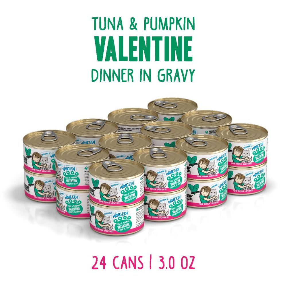 Weruva (Case Pack) - BFF Originals Tuna &amp; Pumpkin Valentine Dinner Minced-Style Canned Cat Food in Gravy 3oz / Case of 24