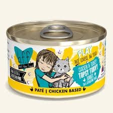 Weruva - BFF PLAY Pate Chicken &amp; Turkey Topsy Turvy Canned Cat Food