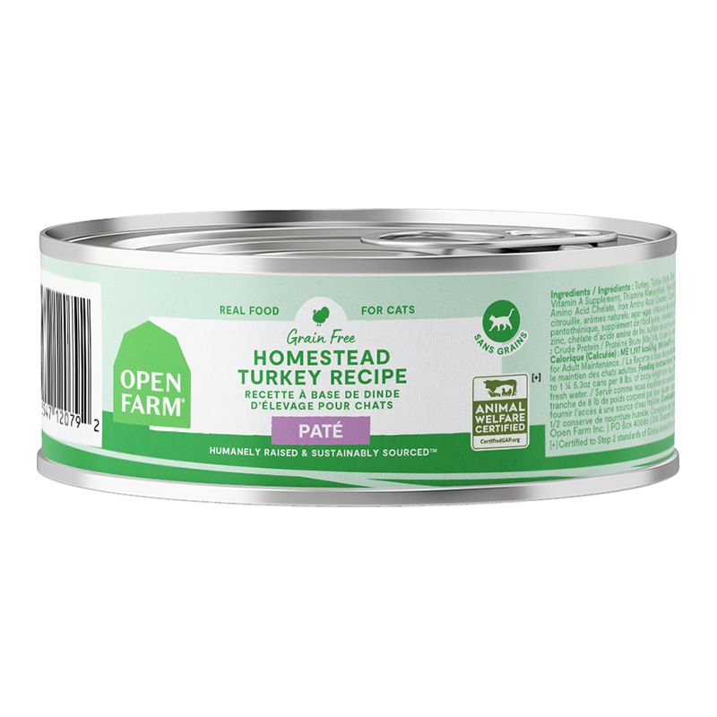 Open Farm - Homestead Turkey Pate Canned Cat Food 2.8oz