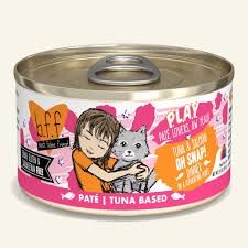 (Discontinued) Weruva - BFF PLAY Pate Tuna &amp; Salmon Oh Snap Canned Cat Food