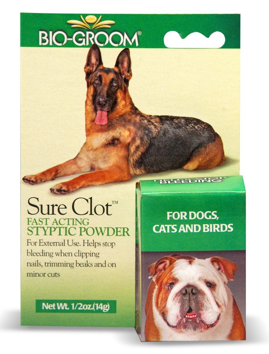Bio-Groom - Sure Clot Styptic Powder 0.5 oz