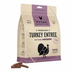 Vital Essentials - Frozen  Raw Turkey Entree Mini Patties for Cats 28 oz.