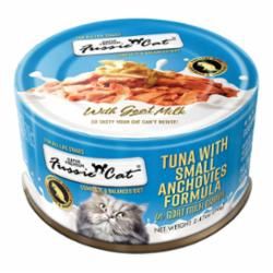 Fussie Cat - Tuna with Small Anchovies in Goat Milk Gray 2.47 oz.